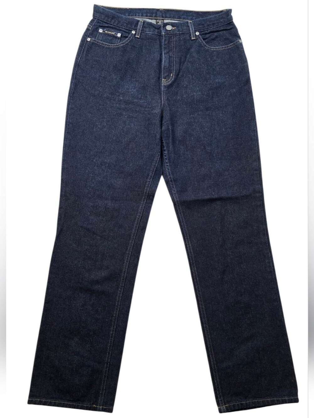New York & Company Men's Navy Straight Jeans